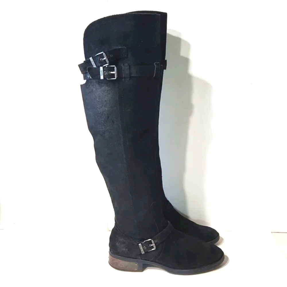 Circus by Sam Edelman Suede Black Over-the-Knee Women's Boots Size 7.5